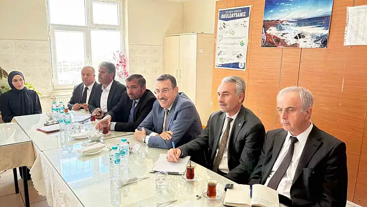 Tüfenkci Arguvan'da temaslarda bulundu