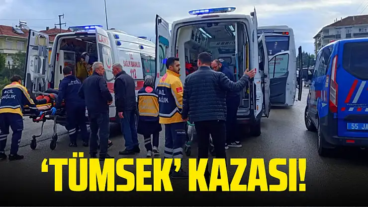 Tümsekten hızlı geçen otobüste 4 yolcu yaralandı!