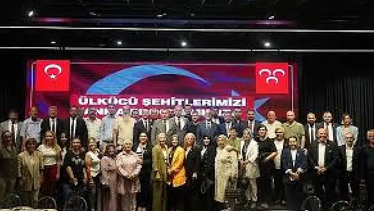 Ülkücü şehitler dualarla anıldı