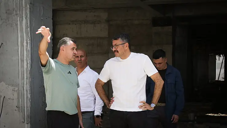 Vali Çelik yerinde inceledi