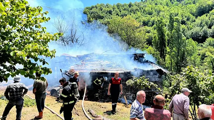 Zonguldak'ta çıkan bir yangın paniğe neden oldu