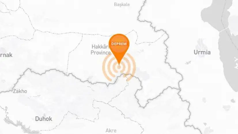 Hakkari depremle güna başladı