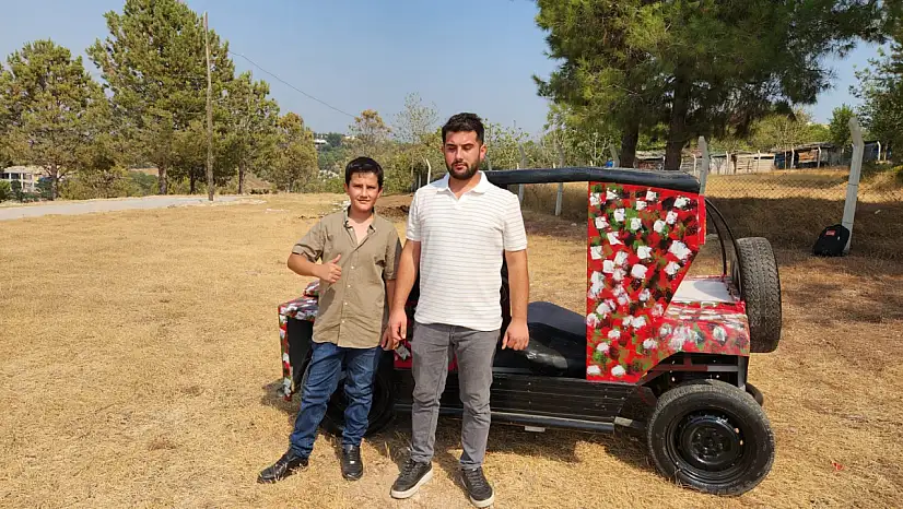 13 yaşında arazi aracı yaptı