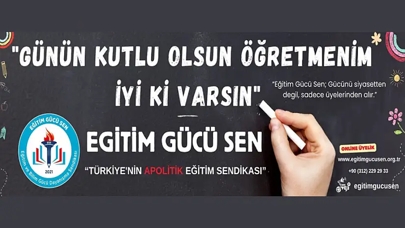 24 Kasım Öğretmenler Günü - Eğitim Gücü Sendikası