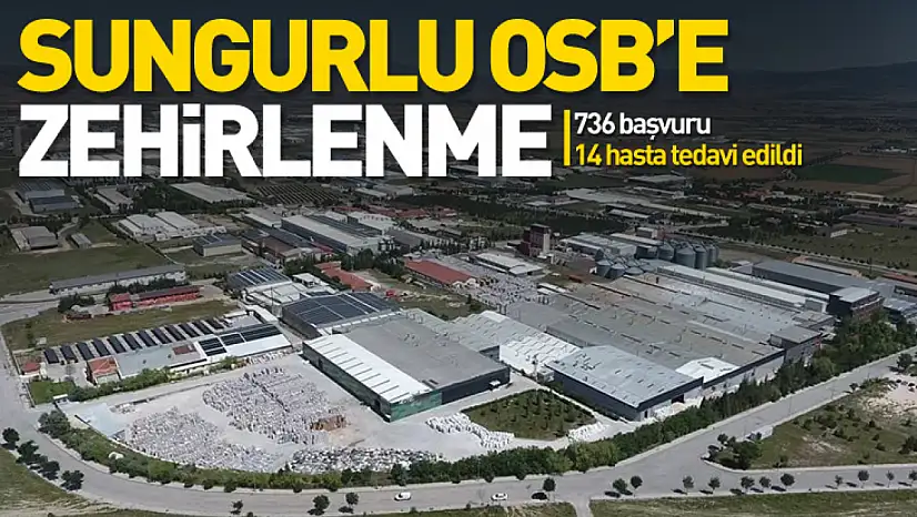 Çorum Valiliği'nden Sungurlu OSB'deki Zehirlenme Vakalarıyla İlgili Açıklama