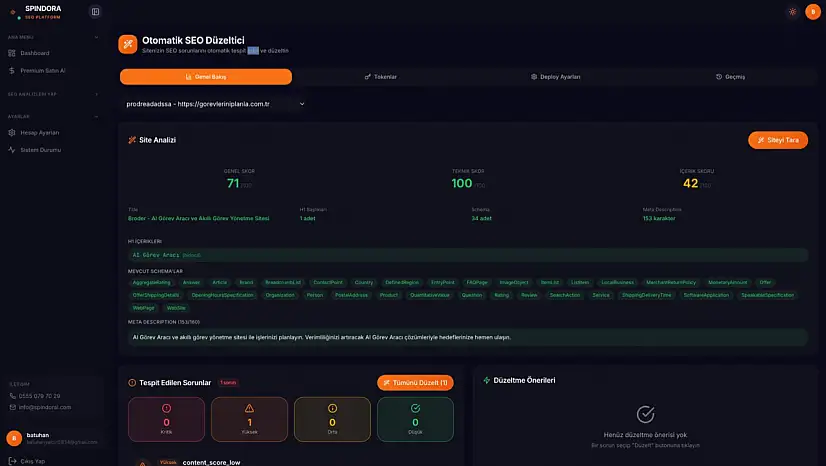 E-Ticaret Sektöründe Arama Motoru Optimizasyonu: Online Satış Başarısının Temel Taşı spindorai.com seo aracının görevi