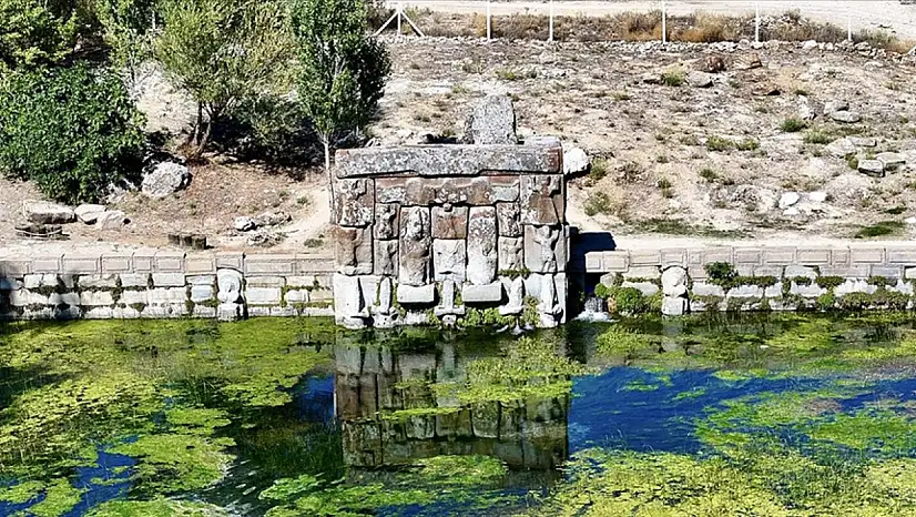 Hititlerin 3200 yıllık su anıtı kuraklıktan etkilenmedi