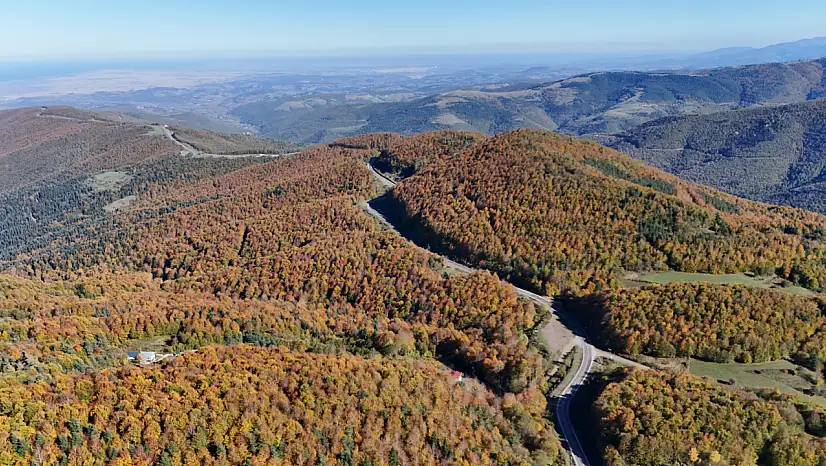 Kızlan Yaylası sonbahar renklerine büründü