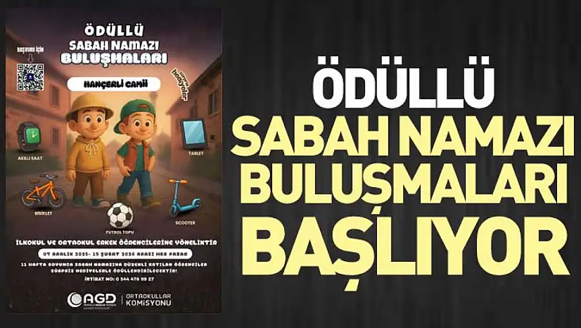 Ödüllü Sabah Namazı Buluşmaları Başlıyor