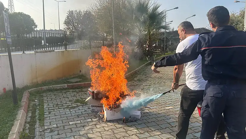 Personellere Yangın Güvenliği Tatbikatı