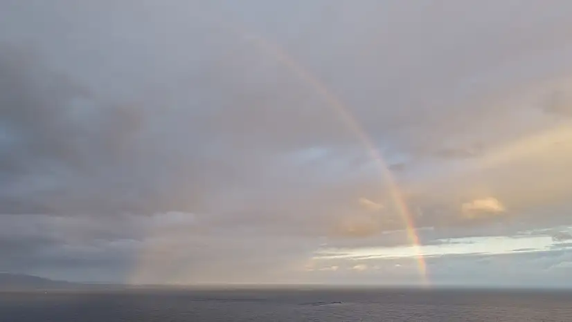 Samsun'da gökkuşağı oluştu