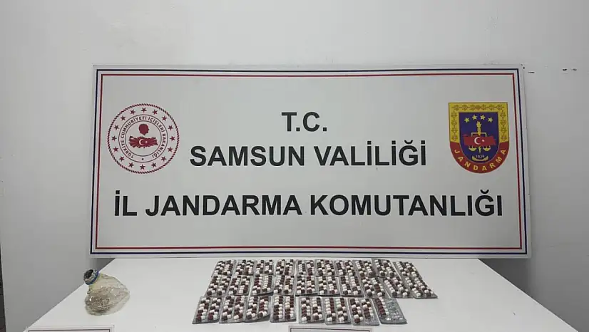 Samsun'da uyuşturucu operasyonu: 2 zanlı gözaltında