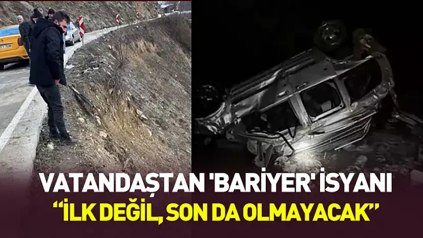 Vatandaştan 'bariyer' isyanı