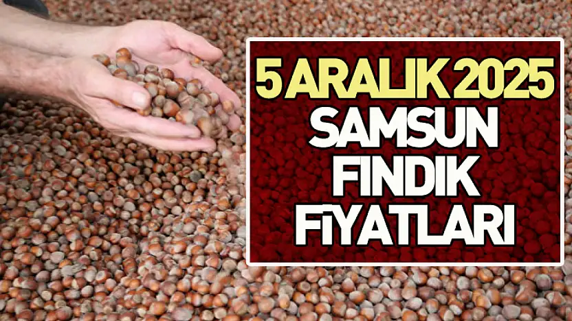 5 Aralık 2025 Samsun Fındık Fiyatları