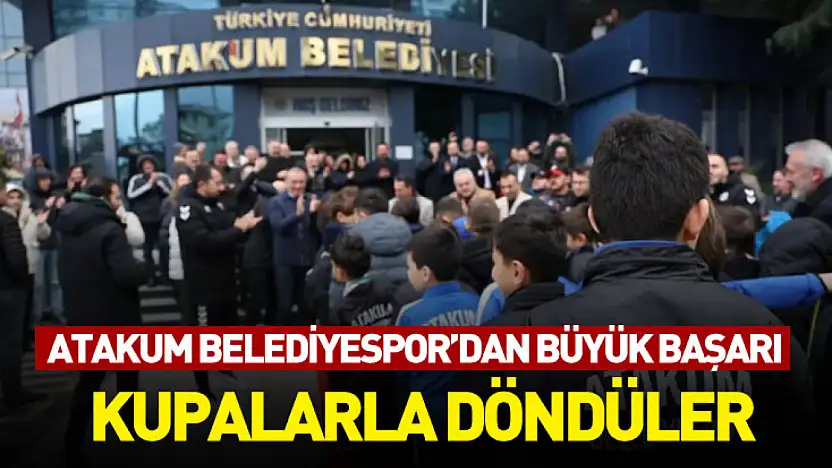 Atakum Belediyespor'dan büyük başarı : kupalarla döndüler
