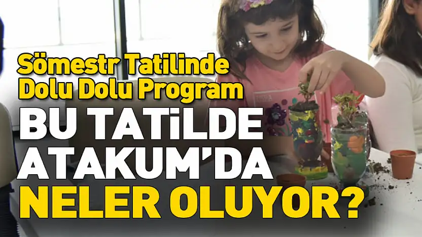 Atakum'da Tatil Çocuklar İçin Renklendi