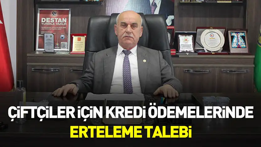 Bafra'da çiftçiler için kredi erteleme çağrısı