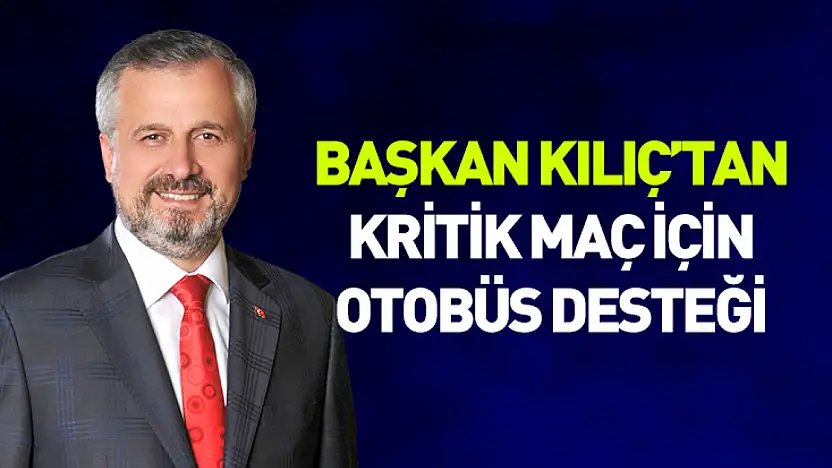 Bafra'dan Samsunspor-AEK Maçı için otobüs desteği