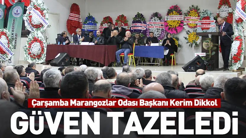 Başkan Dikkol güven tazeledi