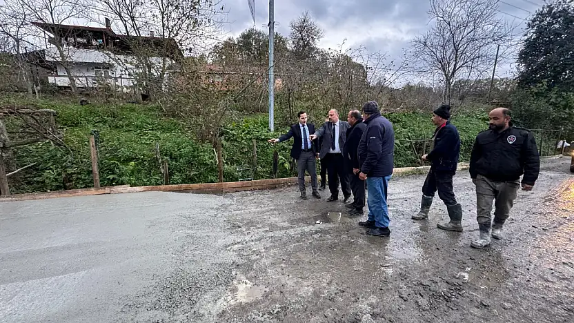 Başkan Karaca'dan Yol Çalışmalarına Yakın Takip