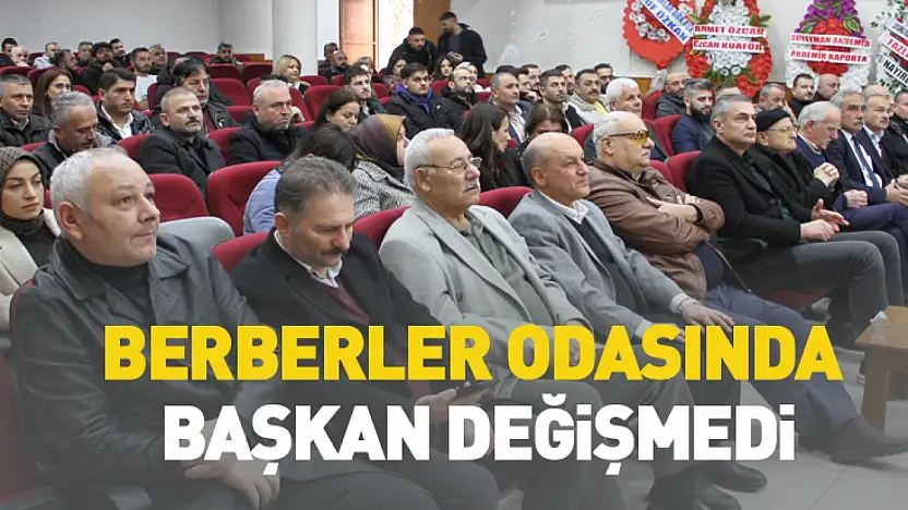 Berberler Odasında Başkan Değişmedi