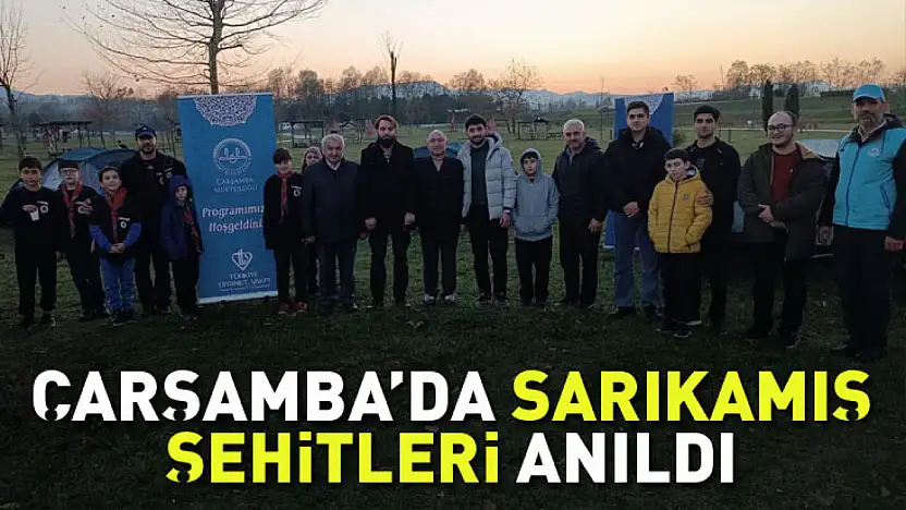 Çarşamba Müftülüğünden Sarıkamış Şehitlerini anma etkinliği