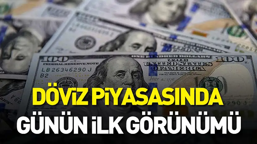 Döviz piyasasında günün ilk görünümü