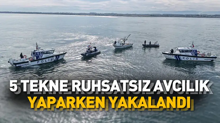 Dronla tespit edilen kaçak midye avcılarına 472 bin lira ceza