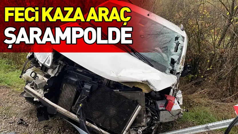 Feci Kaza Araç Şarampolde