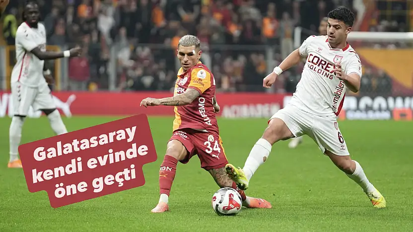 Galatasaray kendi evinde öne geçti