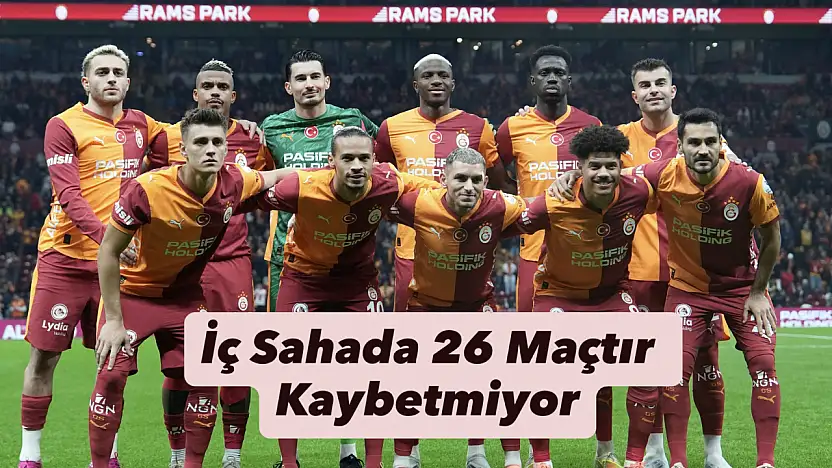 İç Sahada 26 Maçtır Kaybetmiyor