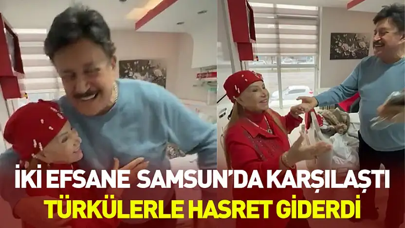 İki efsane türkülerle hasret giderdi