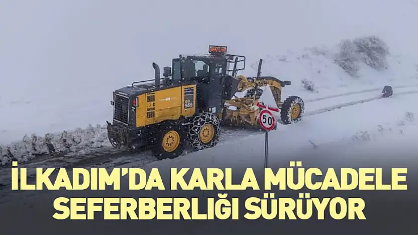 İlkadım'da Karla Mücadele Seferberliği Sürüyor