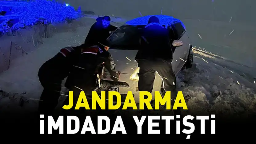 Jandarma İmdada Yetişti