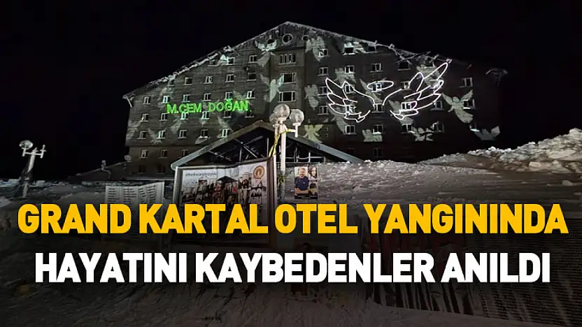 Kartalkaya'daki Grand Kartal Otel Yangınında Hayatını Kaybedenler Anıldı