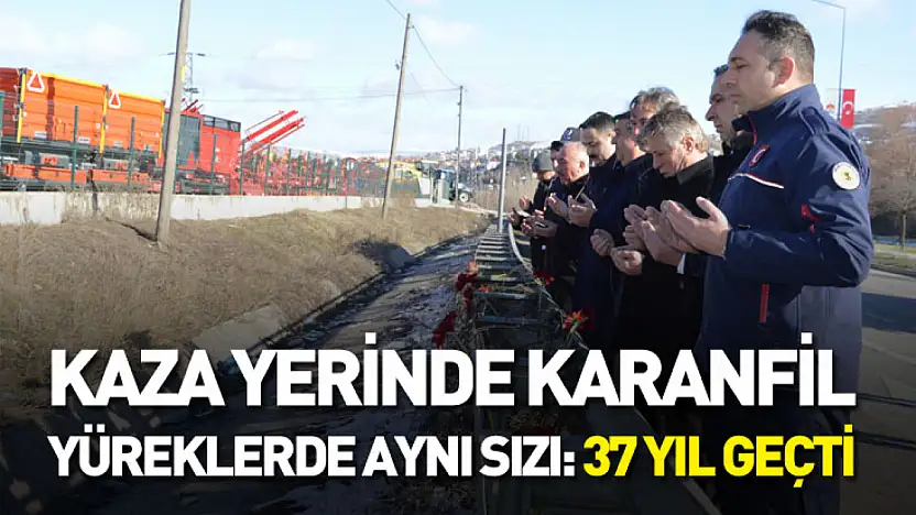 Kaza yerinde karanfil, yüreklerde aynı sızı: 37 yıl geçti