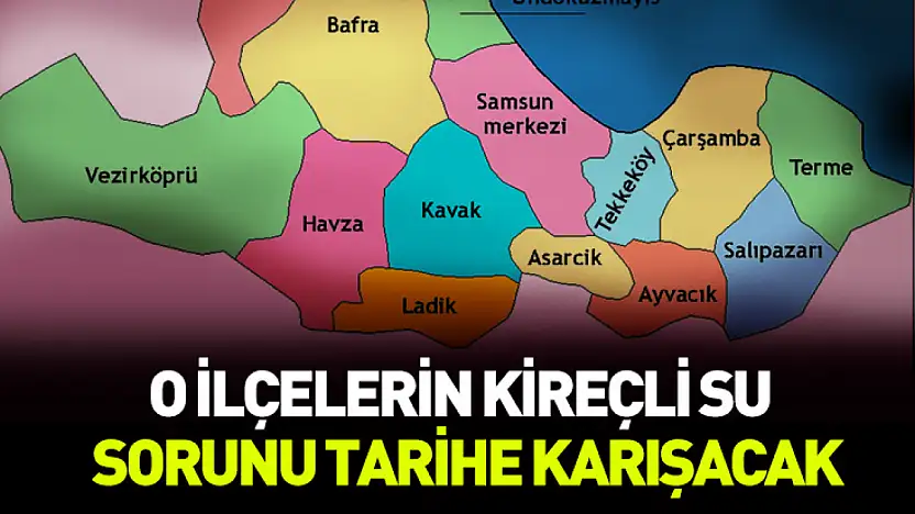 O ilçelerin kireçli su sorunu tarihe karışacak