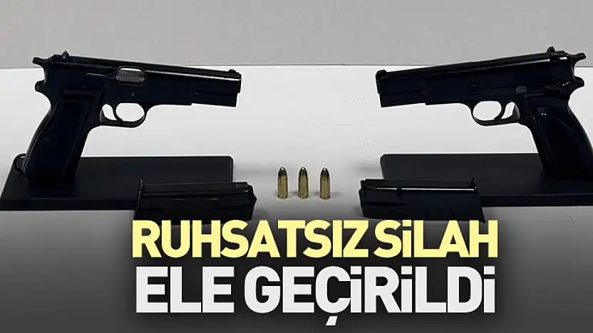 Ruhsatsız Silah Ele Geçirildi