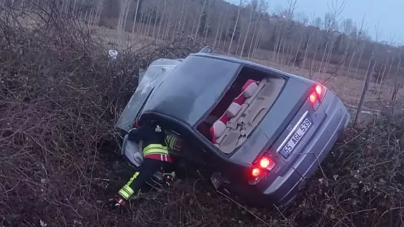 Salıpazarı'nda kaza! 3 yaralı