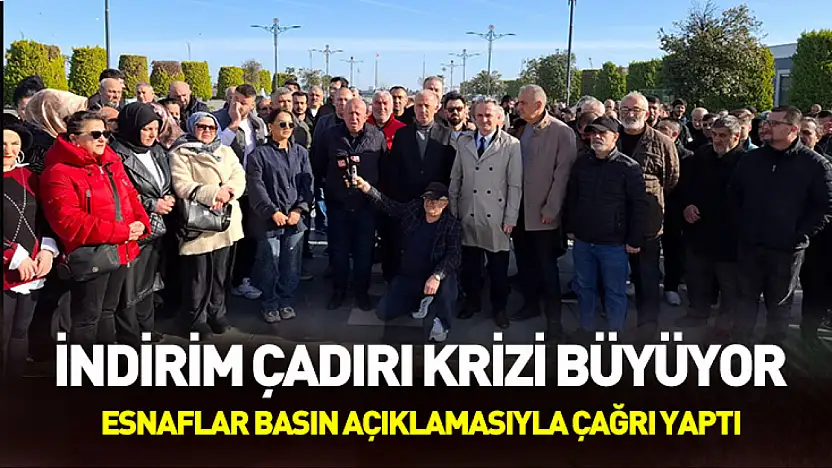 Samsun'da indirim çadırı krizi büyüyor