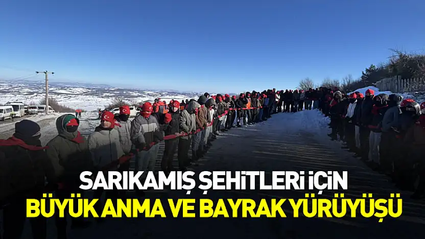 Samsun'da Sarıkamış Şehitleri İçin Anma Programı ve Bayrak Yürüyüşü Düzenlendi