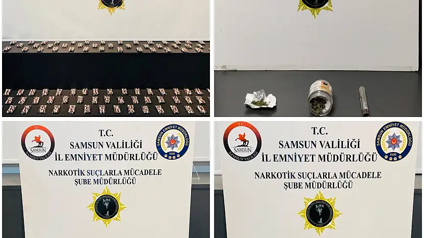 Samsun'da uyuşturucu operasyonu: 5 zanlı yakalandı
