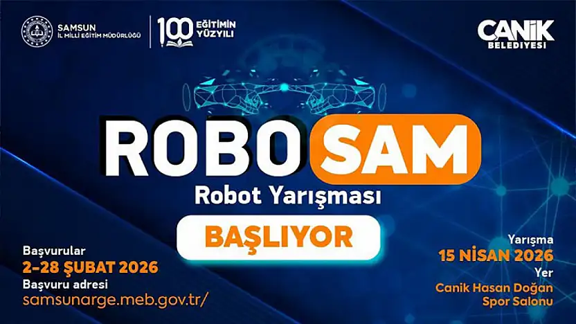 Samsun'un Genç Zekaları 'Yeşil Vatan' İçin Robot Yarıştıracak: ROBOSAM Geri Sayımı Başladı!