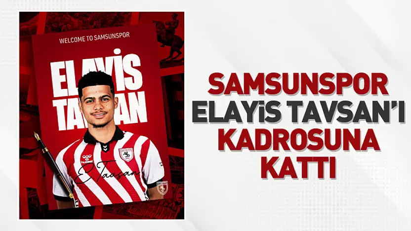 Samsunspor, Elayis Tavsan'ı Kadrosuna Kattı