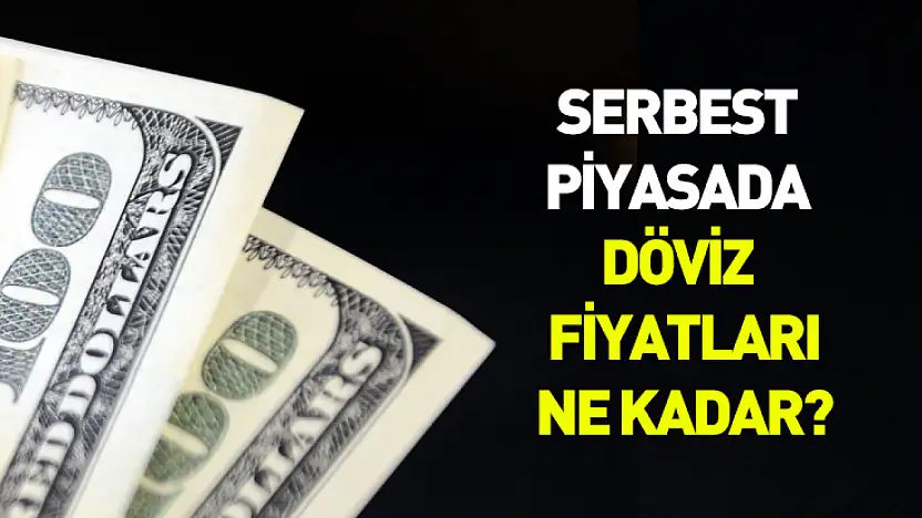 Serbest piyasada döviz fiyatları