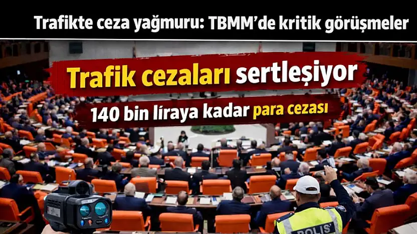 TBMM Genel Kurulu trafik cezalarına ilişkin düzenlemeleri görüşecek