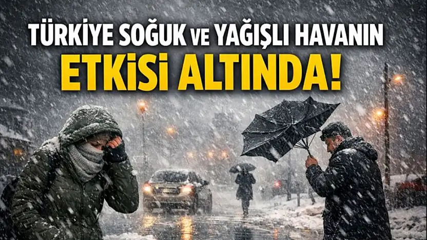 Türkiye soğuk ve yağışlı havanın etkisi altında