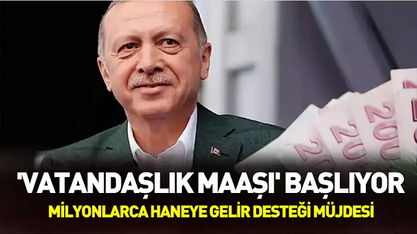 Vatandaşlık maaşı haziranda başlıyor