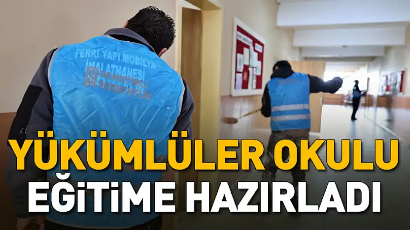 Yükümlüler sömestirde okulu eğitime hazırladı