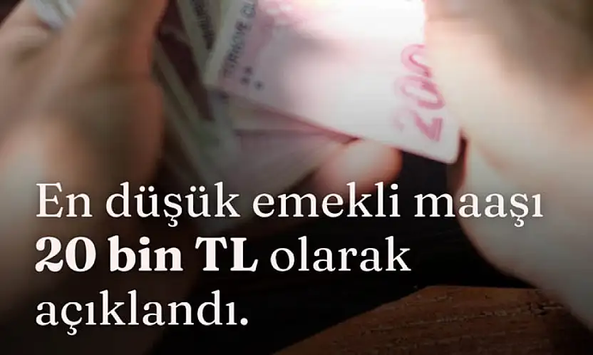 2026 yılı en düşük emekli maaşı belli oldu!